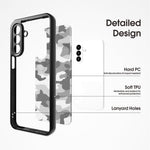 IBMRS Cover til Samsung Galaxy A18 5G / A18 4G / A17 5G / A17 4G, blød TPU-ramme, hårdt PC-bagcover, anti-fald telefoncover