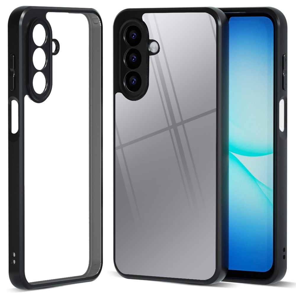IBMRS Cover til Samsung Galaxy A18 5G / A18 4G / A17 5G / A17 4G, blød TPU-ramme, hårdt PC-bagcover, anti-fald telefoncover