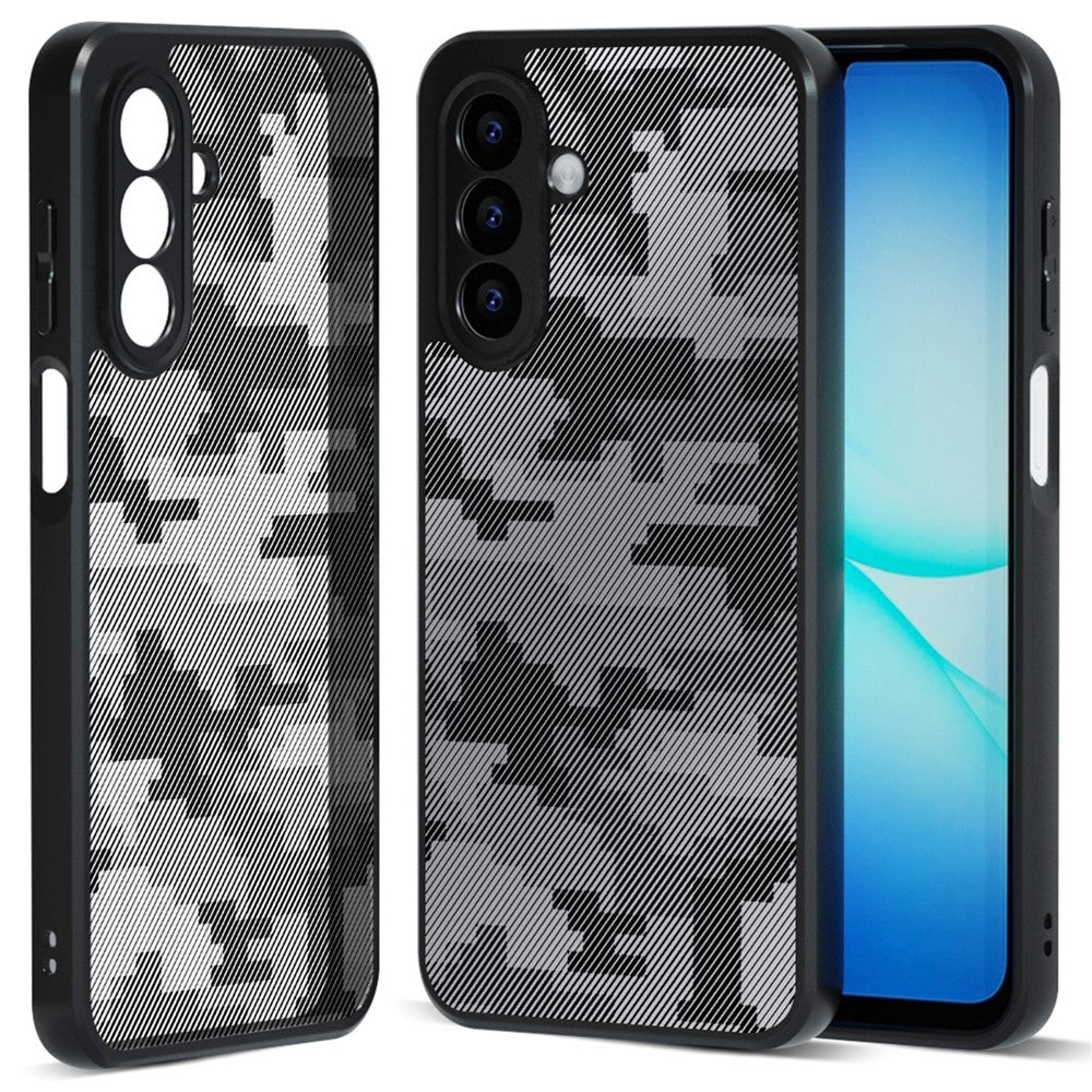 IBMRS Cover til Samsung Galaxy A18 5G / A18 4G / A17 5G / A17 4G, blød TPU-ramme, hårdt PC-bagcover, anti-fald telefoncover