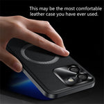 For Xiaomi Poco M7 Pro 5G Case Magnetic Case PU TPU PC Phone Back Cover with Metal Lens Frame