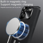 For Xiaomi Poco M7 Pro 5G Case Magnetic Case PU TPU PC Phone Back Cover with Metal Lens Frame