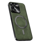 For Xiaomi Poco M7 Pro 5G Case Magnetic Case PU TPU PC Phone Back Cover with Metal Lens Frame
