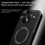 For Xiaomi Redmi K80 5G / Poco F7 Pro 5G Magnetic Case PU TPU PC Phone Back Cover with Metal Lens Frame
