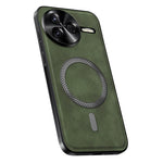 For Xiaomi Redmi K80 5G / Poco F7 Pro 5G Magnetic Case PU TPU PC Phone Back Cover with Metal Lens Frame
