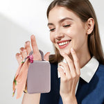 Til Samsung Galaxy Z Flip7 5G etui PU-læder + PC-håndtaske telefoncover med spejl