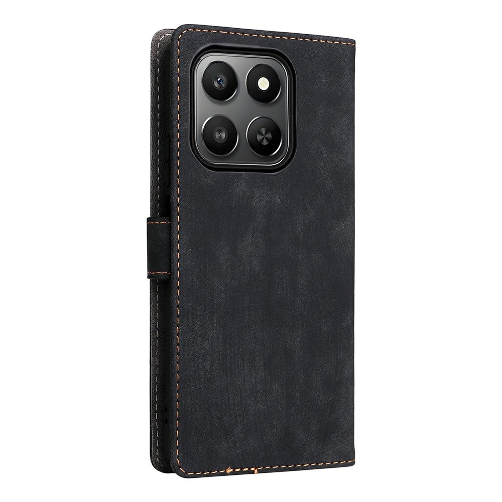 For Honor 400 Smart 5G / 4G / X7d 4G cover pungetui RFID-blokerende PU-læder telefoncover med stander og rem