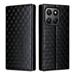 For Honor 400 Smart 5G / 4G / X7d 4G Case Wallet Rhombus Imprinted Leather Phone Cover