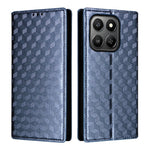 For Honor 400 Smart 5G / 4G / X7d 4G Case Wallet Rhombus Imprinted Leather Phone Cover