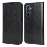 Samsung Galaxy A17 5G / A17 4G-skal, plånboksfodral i läder med Crazy Horse-textur