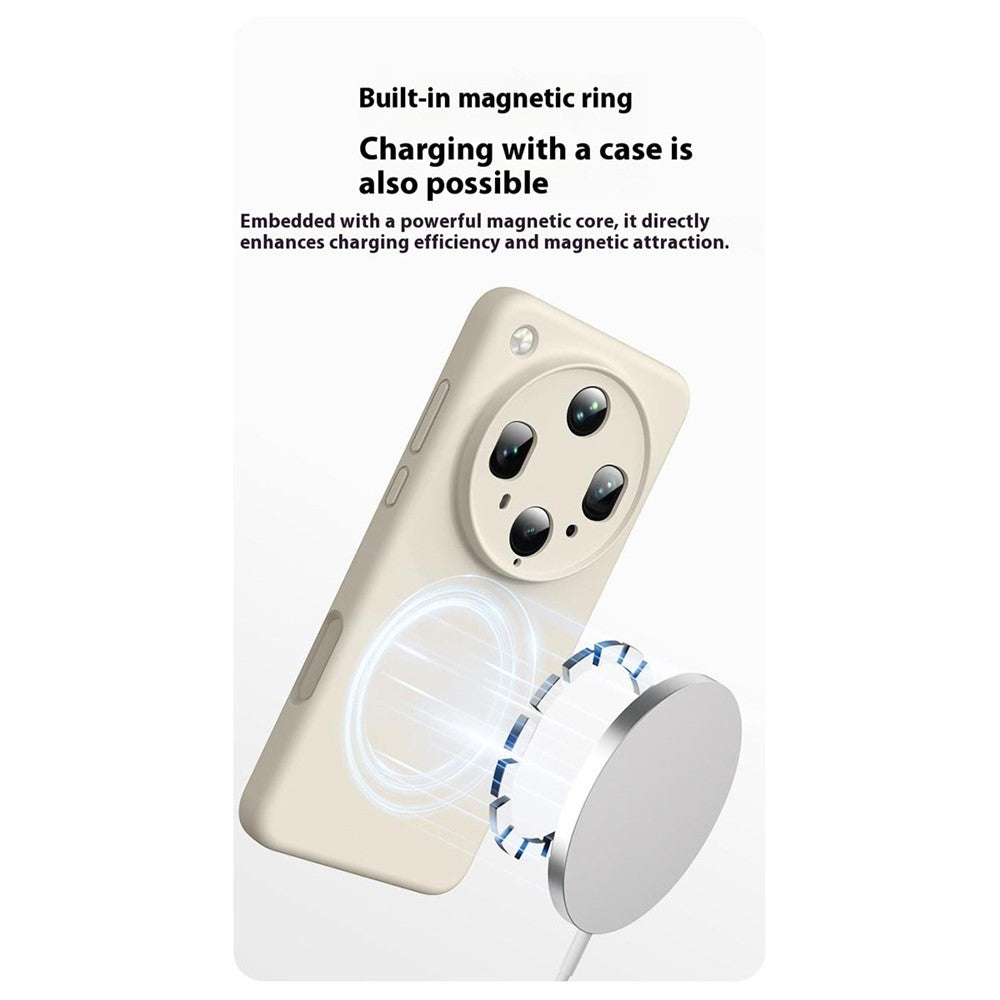 For Oppo Find X8 Ultra 5G Magnetic Case Precise Cutouts Liquid Silicone + PC Phone Cover