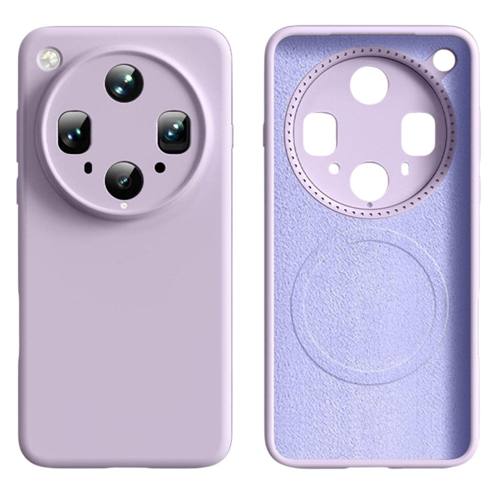 For Oppo Find X8 Ultra 5G Magnetic Case Precise Cutouts Liquid Silicone + PC Phone Cover