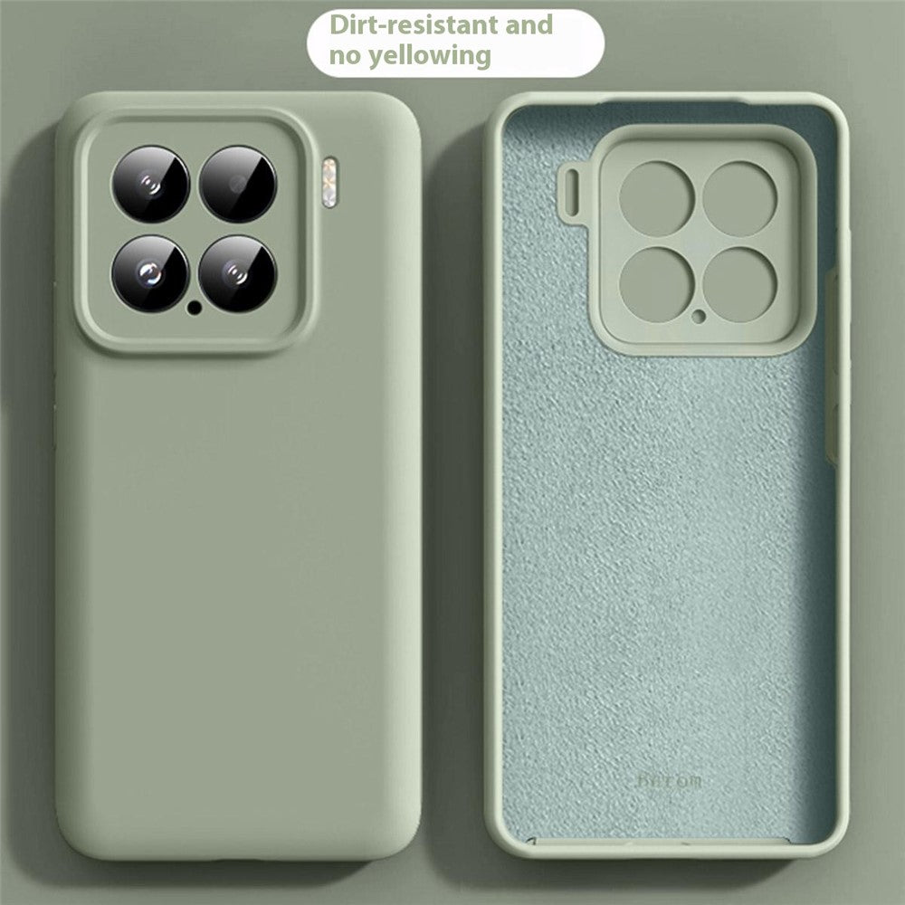 For Xiaomi 15 Case Precise Cutouts Liquid Silicone + PC Shockproof Phone Cover