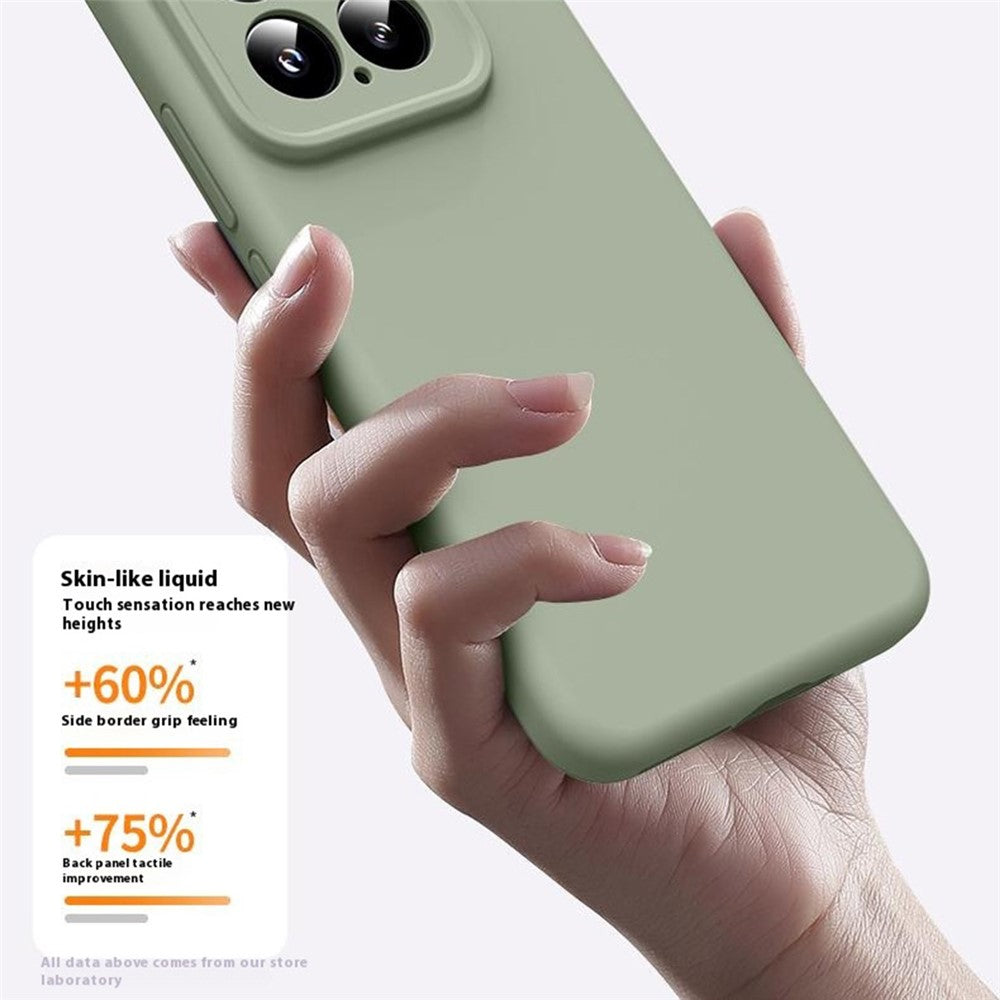 For Xiaomi 15 Case Precise Cutouts Liquid Silicone + PC Shockproof Phone Cover