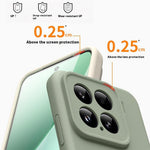 For Xiaomi 15 Case Precise Cutouts Liquid Silicone + PC Shockproof Phone Cover