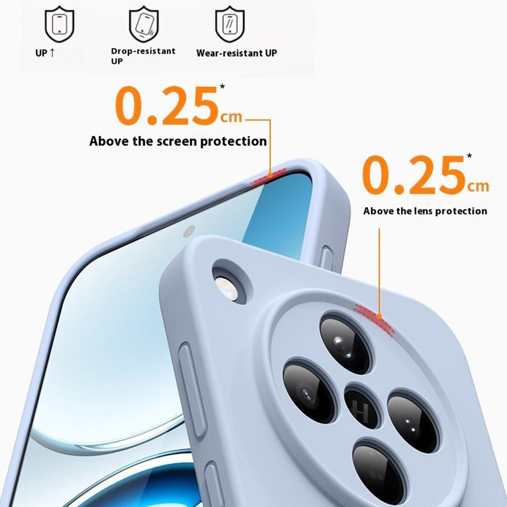 For Oppo Find X8 5G Case Precise Cutouts Liquid Silicone + PC Shockproof Phone Cover