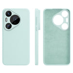 For Huawei Pura 70 Pro Case Precise Cutouts Liquid Silicone + PC Shockproof Phone Cover