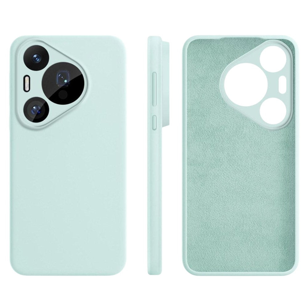 For Huawei Pura 70 Pro Case Precise Cutouts Liquid Silicone + PC Shockproof Phone Cover