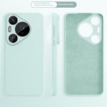 For Huawei Pura 70 Pro Case Precise Cutouts Liquid Silicone + PC Shockproof Phone Cover