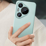 For Huawei Pura 70 Pro Case Precise Cutouts Liquid Silicone + PC Shockproof Phone Cover
