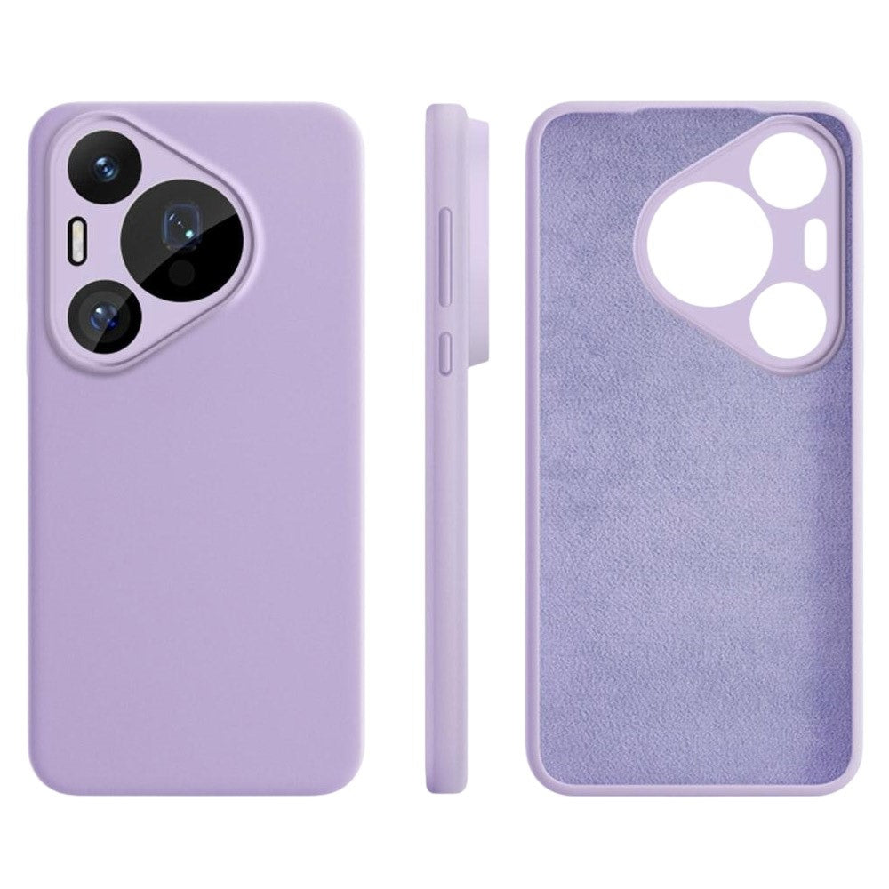 For Huawei Pura 70 Pro Case Precise Cutouts Liquid Silicone + PC Shockproof Phone Cover