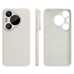 For Huawei Pura 70 Pro Case Precise Cutouts Liquid Silicone + PC Shockproof Phone Cover