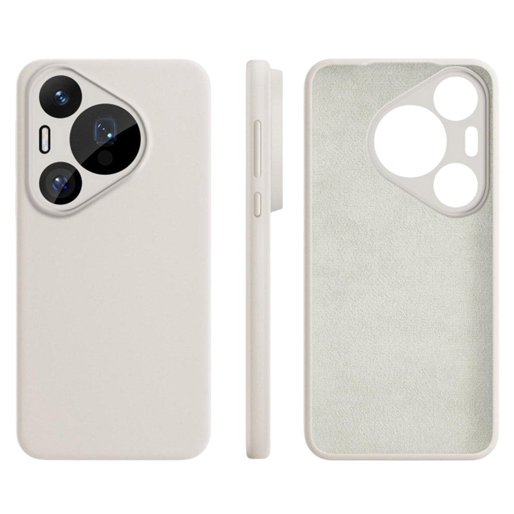For Huawei Pura 70 Pro Case Precise Cutouts Liquid Silicone + PC Shockproof Phone Cover