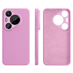 For Huawei Pura 70 Pro Case Precise Cutouts Liquid Silicone + PC Shockproof Phone Cover