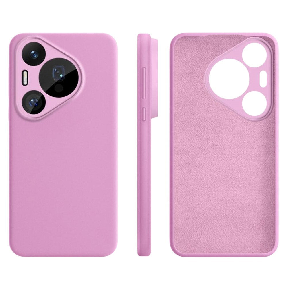 For Huawei Pura 70 Pro Case Precise Cutouts Liquid Silicone + PC Shockproof Phone Cover