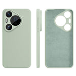 For Huawei Pura 70 Pro Case Precise Cutouts Liquid Silicone + PC Shockproof Phone Cover