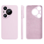 For Huawei Pura 70 Pro Case Precise Cutouts Liquid Silicone + PC Shockproof Phone Cover