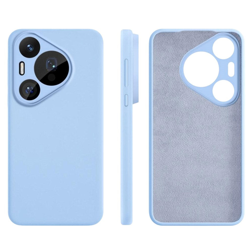 For Huawei Pura 70 Pro Case Precise Cutouts Liquid Silicone + PC Shockproof Phone Cover
