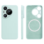 For Huawei Pura 70 Pro Magnetic Case Precise Cutouts Liquid Silicone + PC Phone Cover