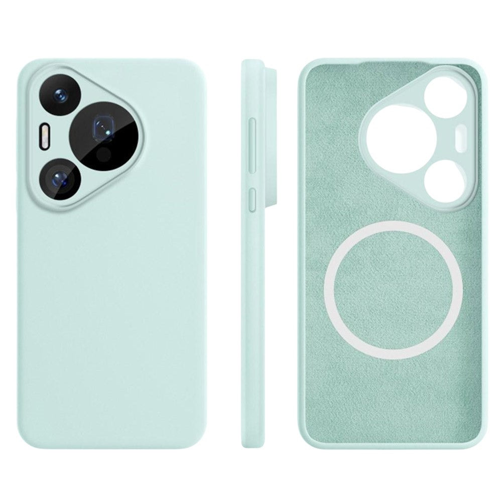 For Huawei Pura 70 Pro Magnetic Case Precise Cutouts Liquid Silicone + PC Phone Cover