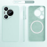 For Huawei Pura 70 Pro Magnetic Case Precise Cutouts Liquid Silicone + PC Phone Cover