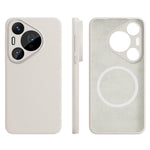 For Huawei Pura 70 Pro Magnetic Case Precise Cutouts Liquid Silicone + PC Phone Cover