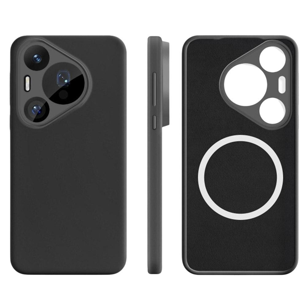 For Huawei Pura 70 Pro Magnetic Case Precise Cutouts Liquid Silicone + PC Phone Cover
