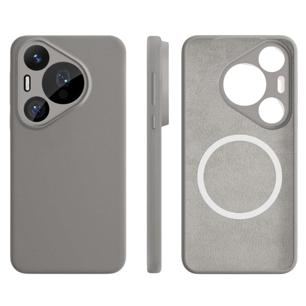 For Huawei Pura 70 Pro Magnetic Case Precise Cutouts Liquid Silicone + PC Phone Cover