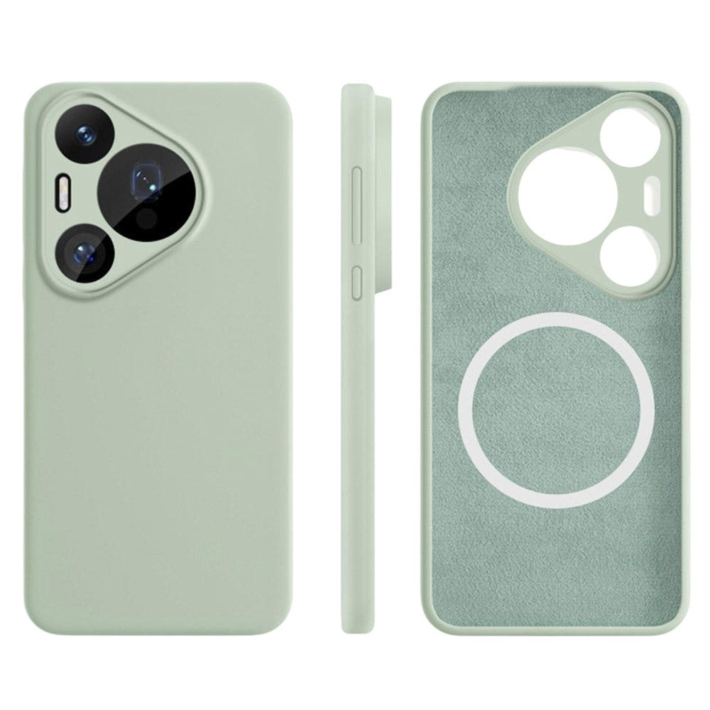 For Huawei Pura 70 Pro Magnetic Case Precise Cutouts Liquid Silicone + PC Phone Cover