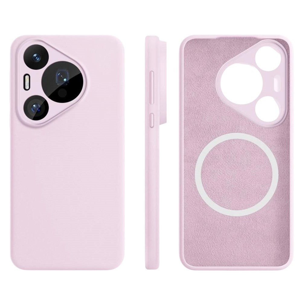 For Huawei Pura 70 Pro Magnetic Case Precise Cutouts Liquid Silicone + PC Phone Cover