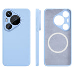 For Huawei Pura 70 Pro Magnetic Case Precise Cutouts Liquid Silicone + PC Phone Cover