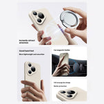 For Huawei Pura 70 Magnetic Case Precise Cutouts Liquid Silicone + PC Phone Cover