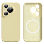 For Huawei Pura 70 Magnetic Case Precise Cutouts Liquid Silicone + PC Phone Cover