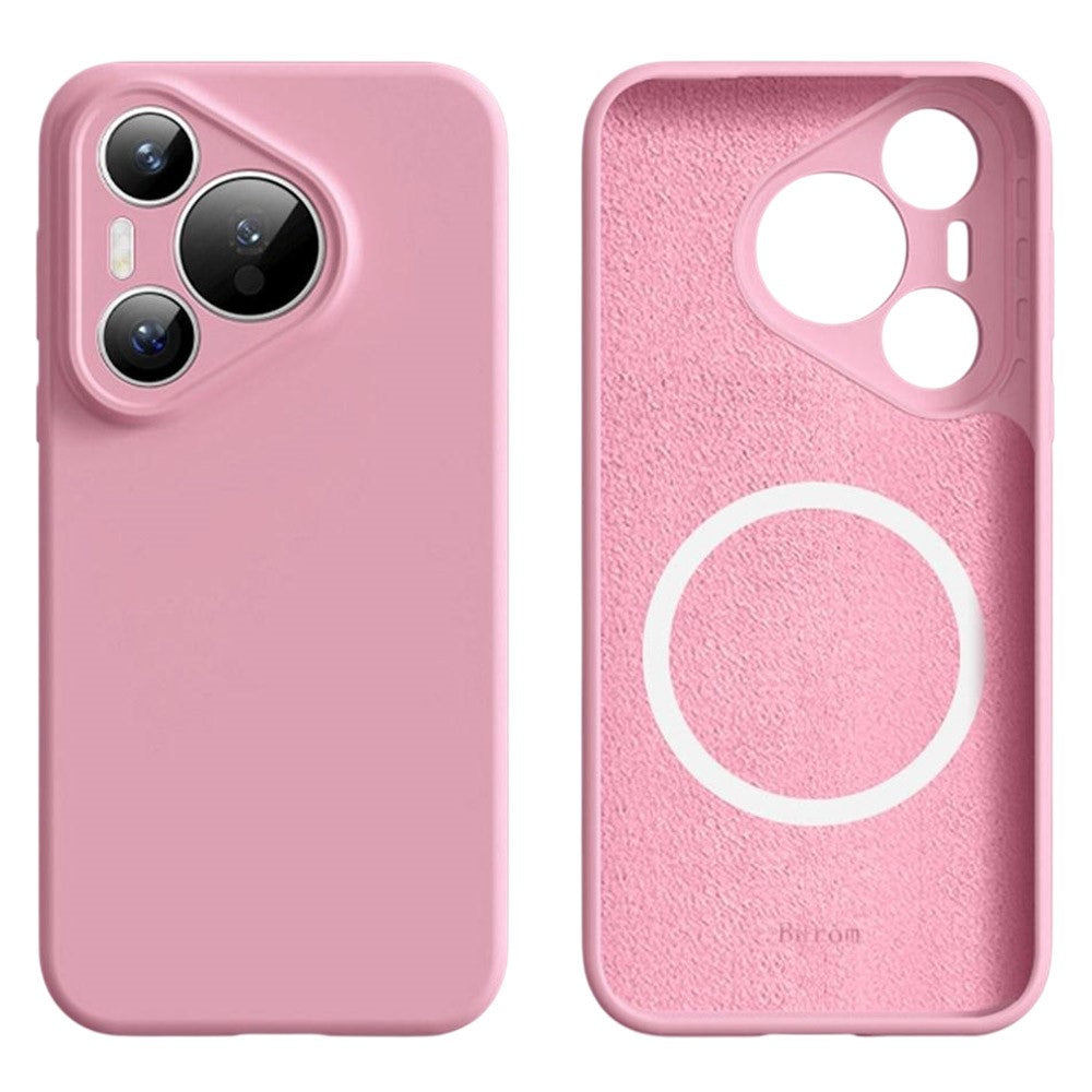 For Huawei Pura 70 Magnetic Case Precise Cutouts Liquid Silicone + PC Phone Cover