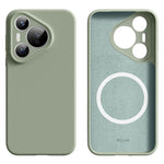 For Huawei Pura 70 Magnetic Case Precise Cutouts Liquid Silicone + PC Phone Cover
