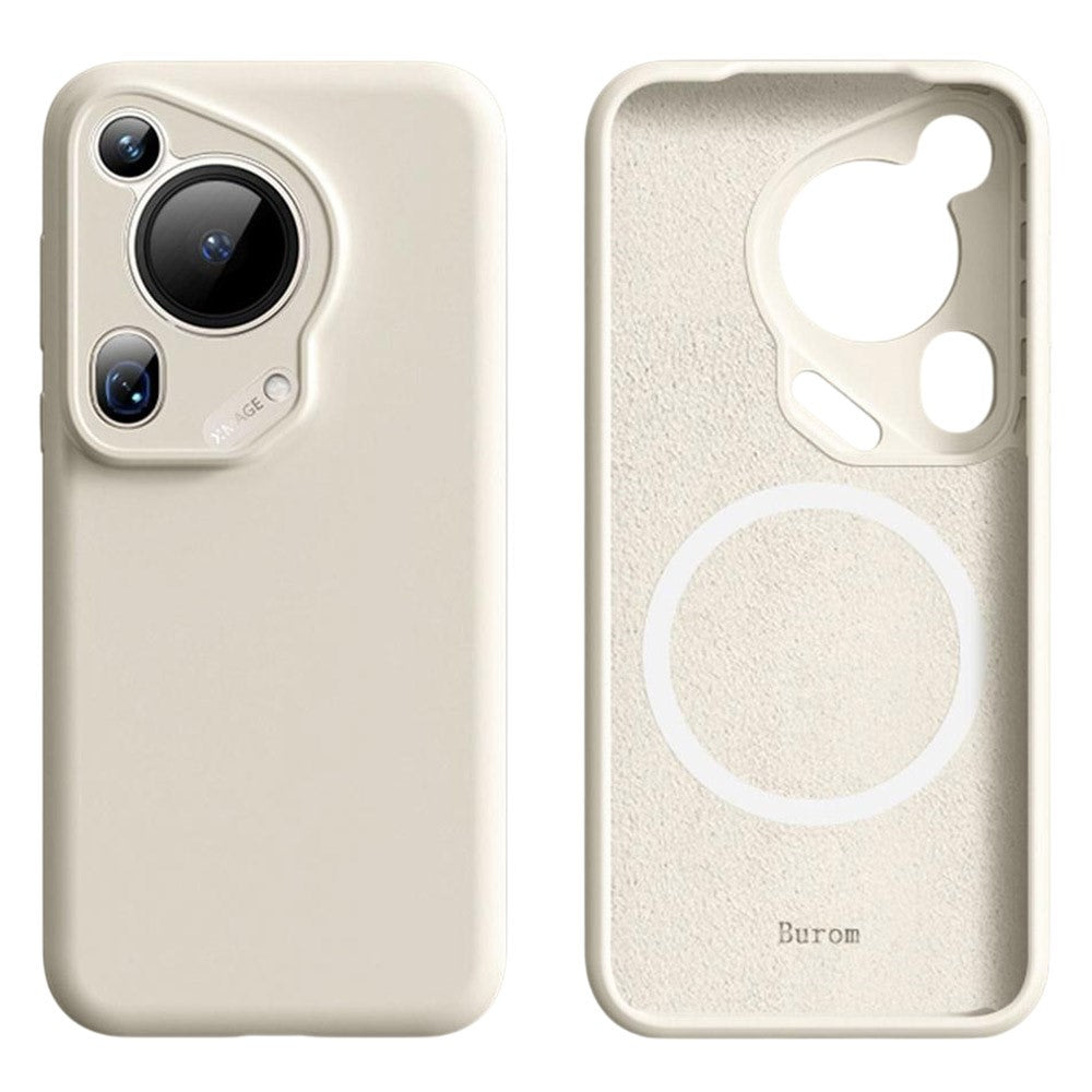 For Huawei Pura 70 Ultra Magnetic Case Precise Cutouts Liquid Silicone + PC Phone Cover