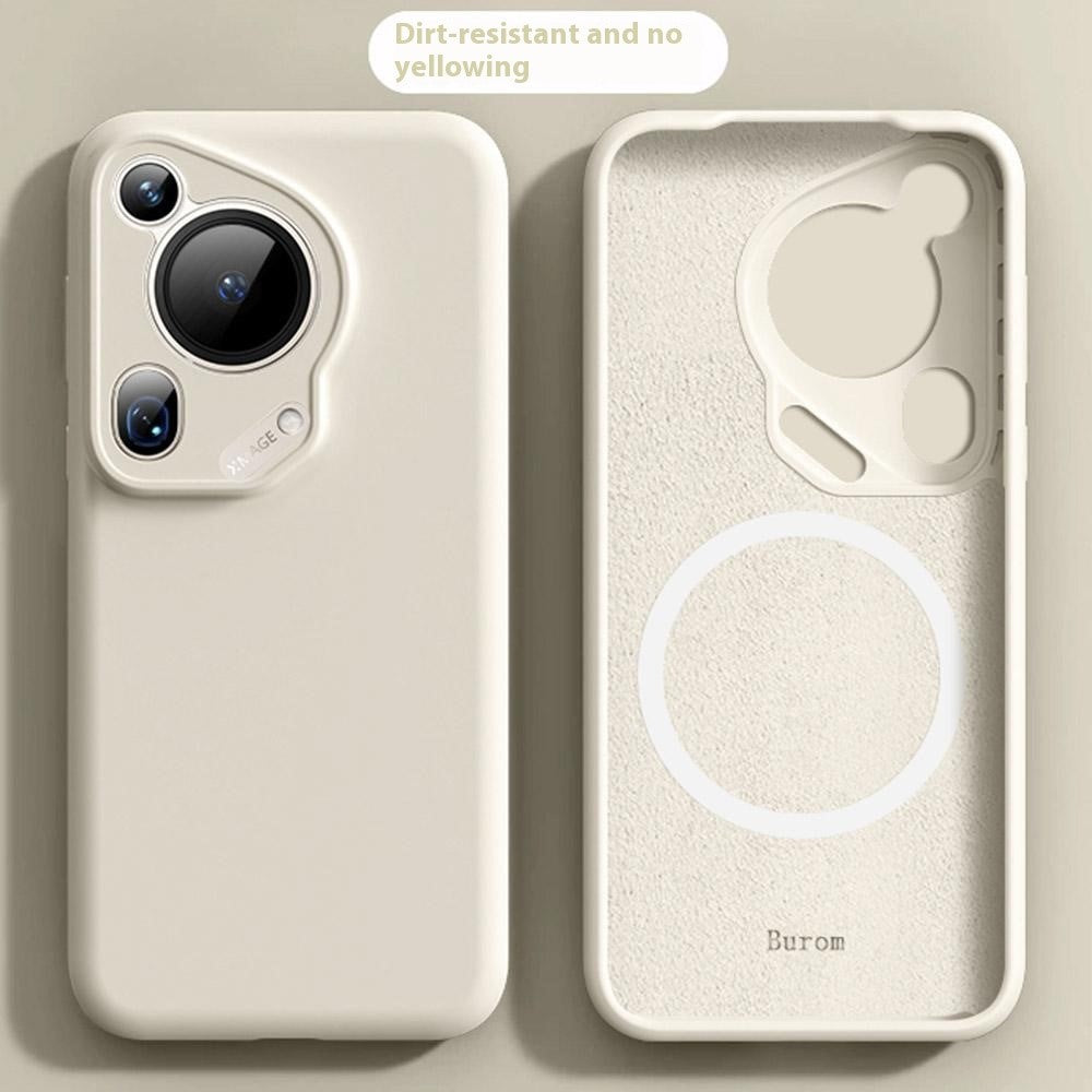 For Huawei Pura 70 Ultra Magnetic Case Precise Cutouts Liquid Silicone + PC Phone Cover
