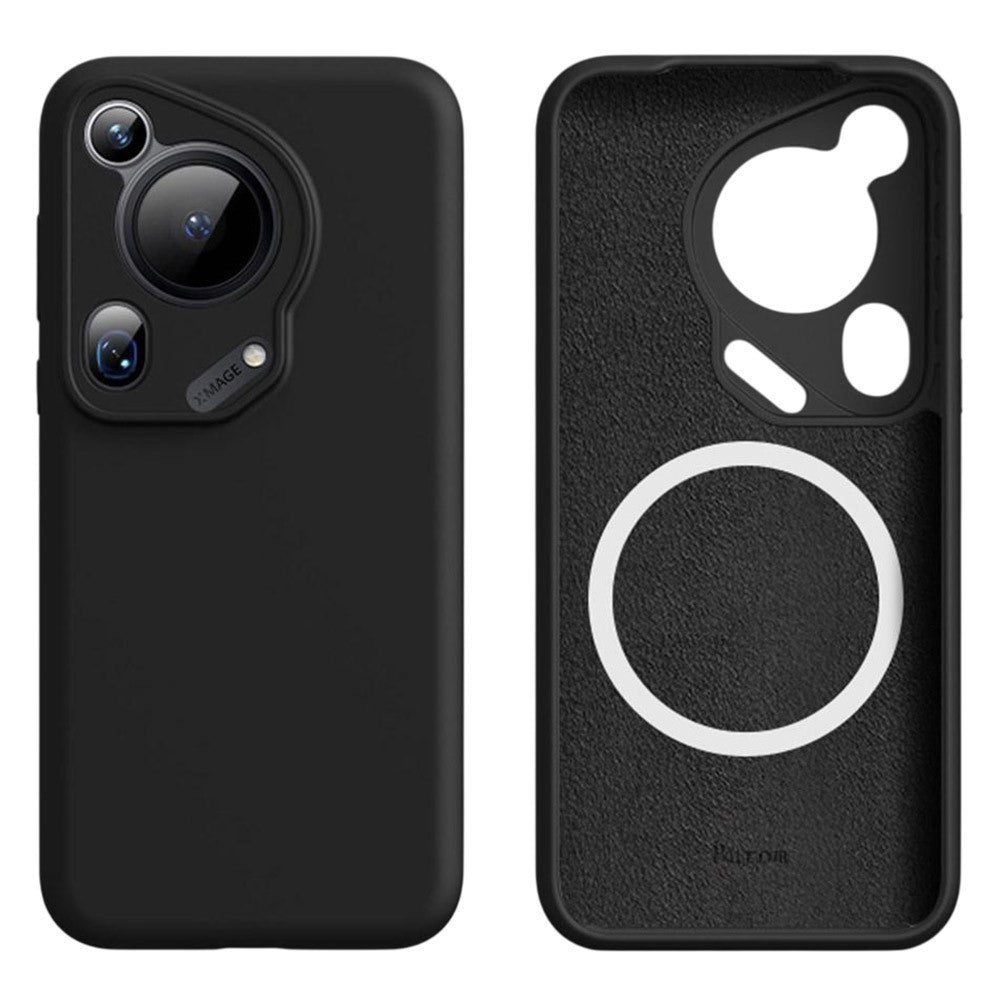 For Huawei Pura 70 Ultra Magnetic Case Precise Cutouts Liquid Silicone + PC Phone Cover