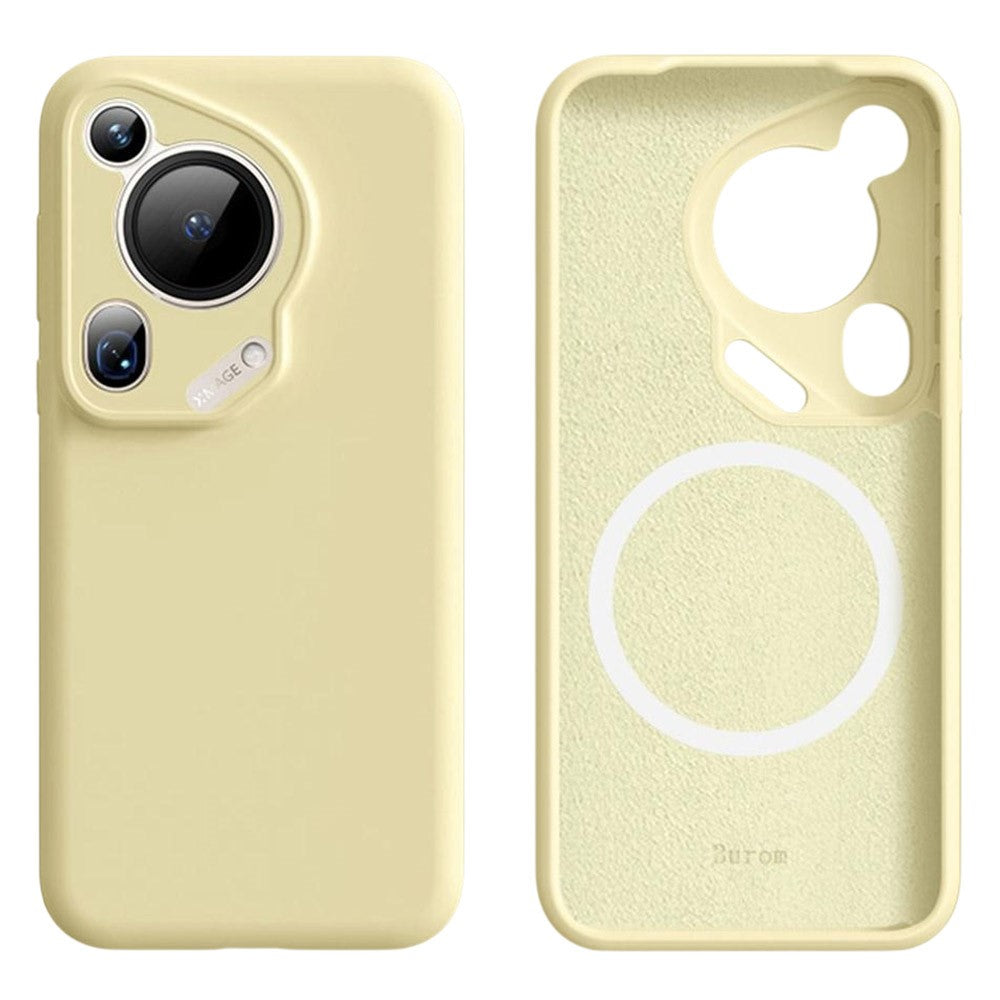 For Huawei Pura 70 Ultra Magnetic Case Precise Cutouts Liquid Silicone + PC Phone Cover