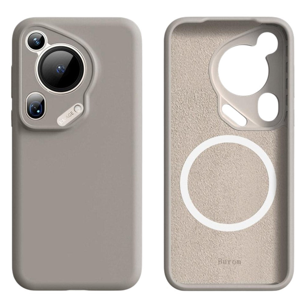 For Huawei Pura 70 Ultra Magnetic Case Precise Cutouts Liquid Silicone + PC Phone Cover