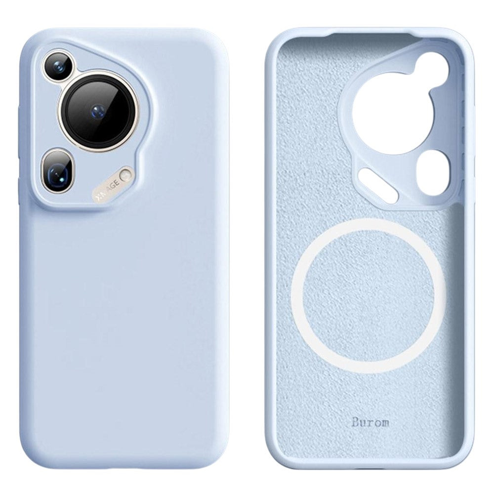 For Huawei Pura 70 Ultra Magnetic Case Precise Cutouts Liquid Silicone + PC Phone Cover
